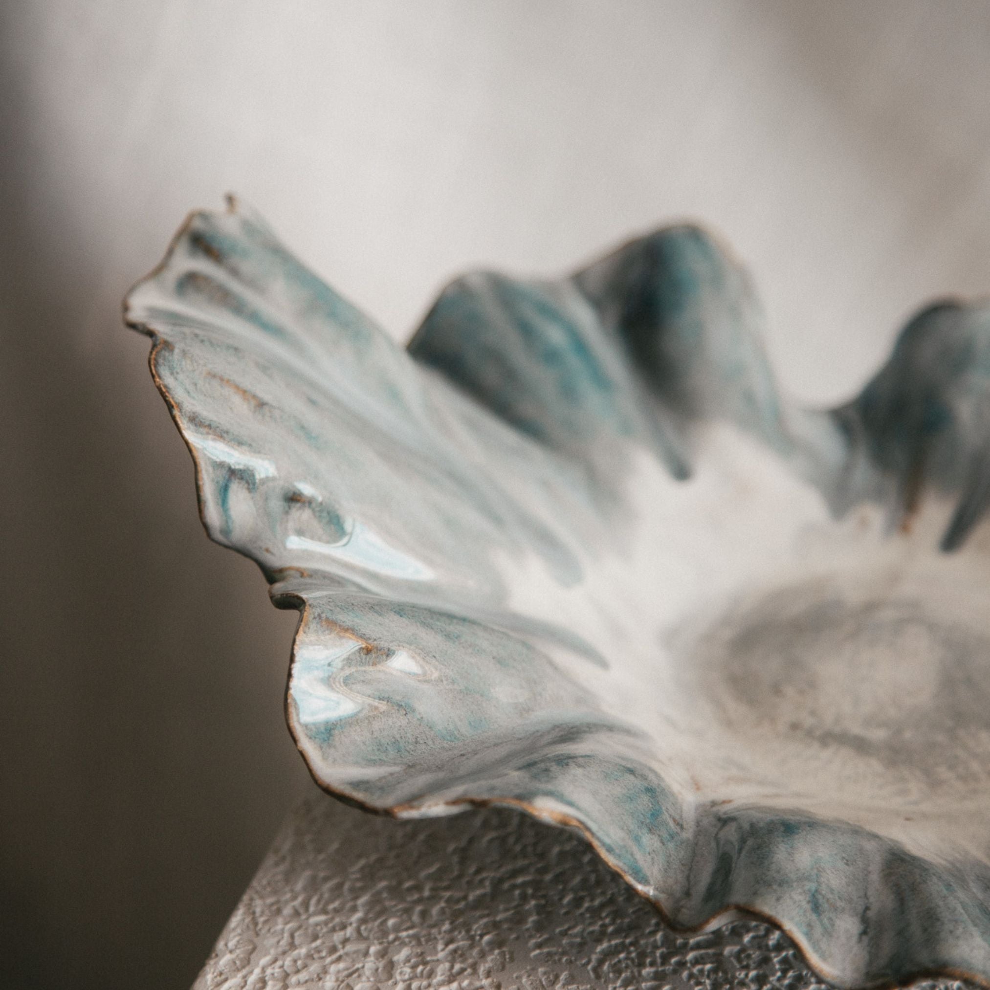 Bloom Centrepiece Bowl - Capri Blue