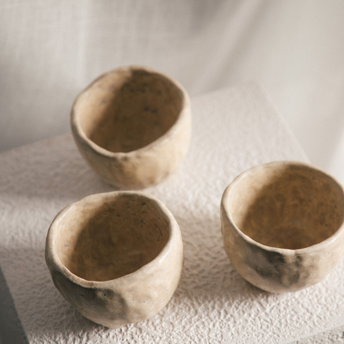 Espresso Cups (Set of 3) - Sandstone
