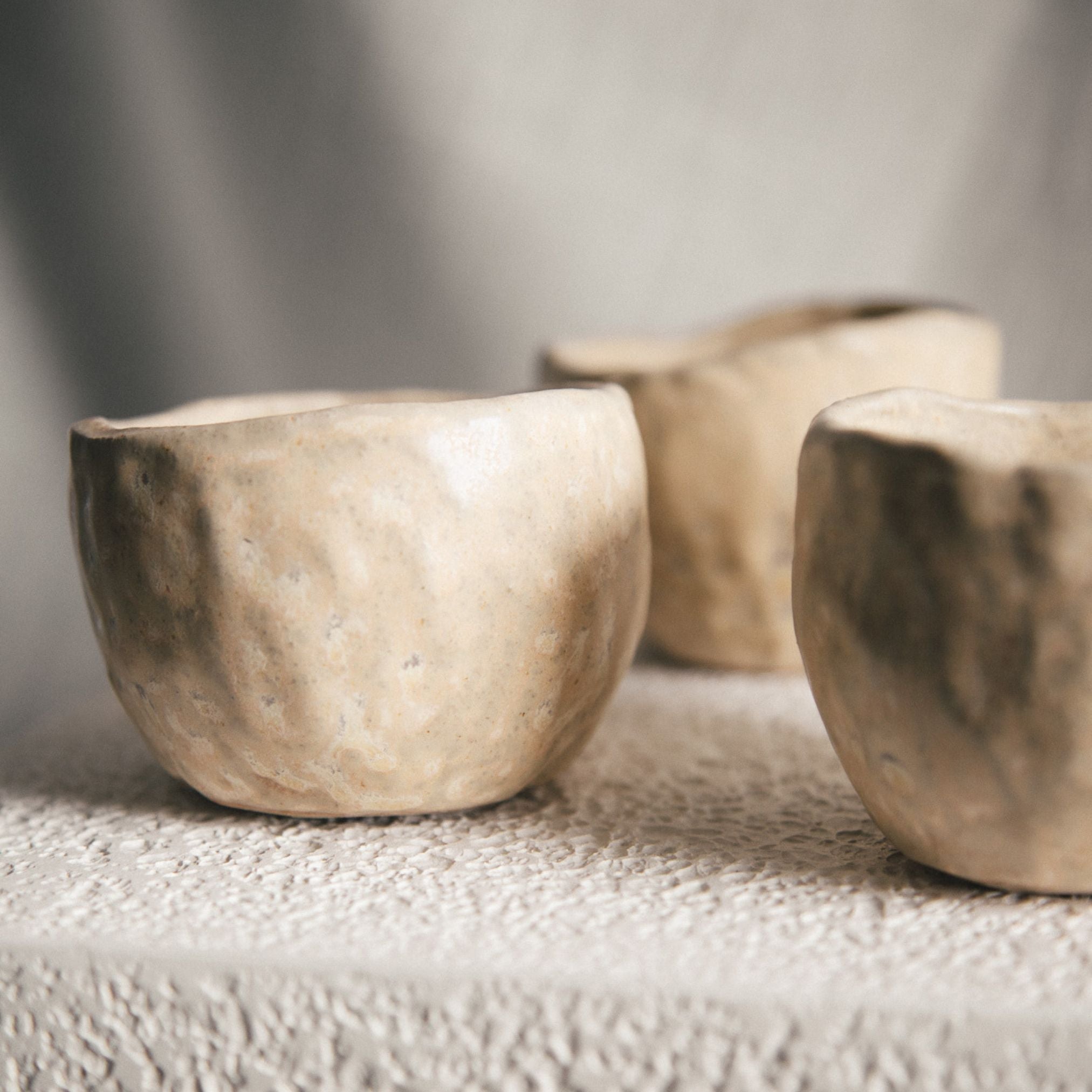 Espresso Cups (Set of 3) - Sandstone