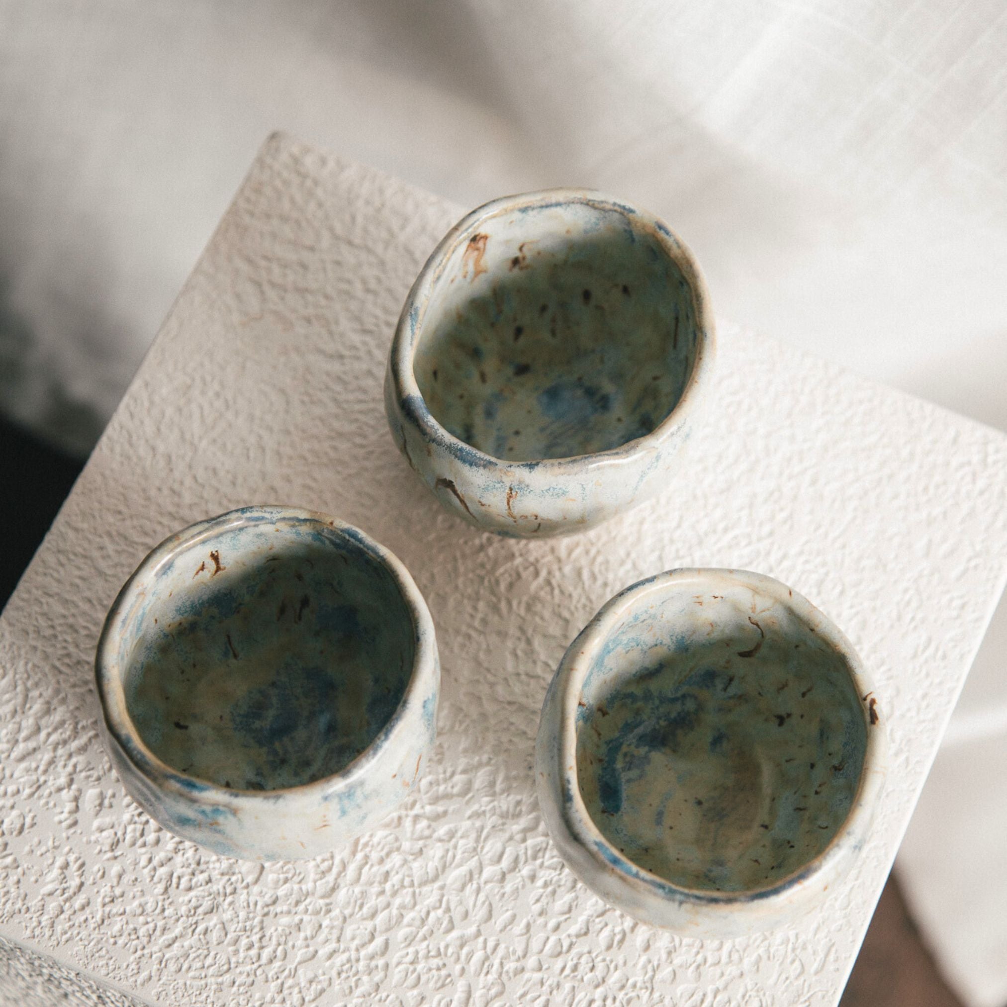 Espresso Cups (Set of 3) - Reef Blue