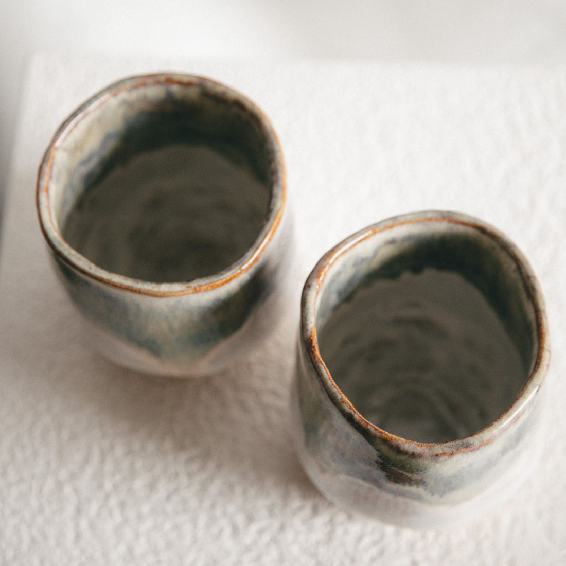 Large Cappuccino Cups (Set of 2) - Forest