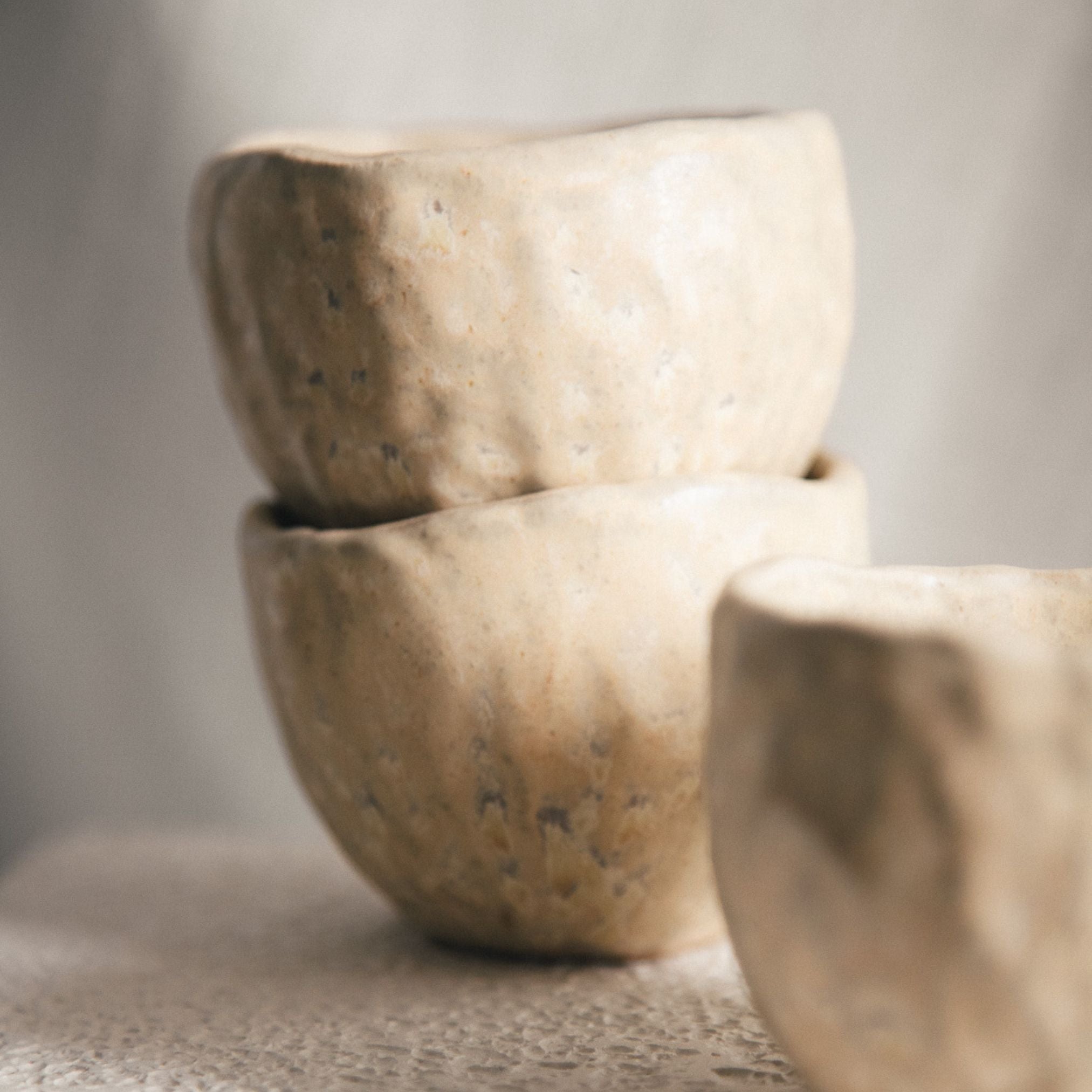 Espresso Cups (Set of 3) - Sandstone