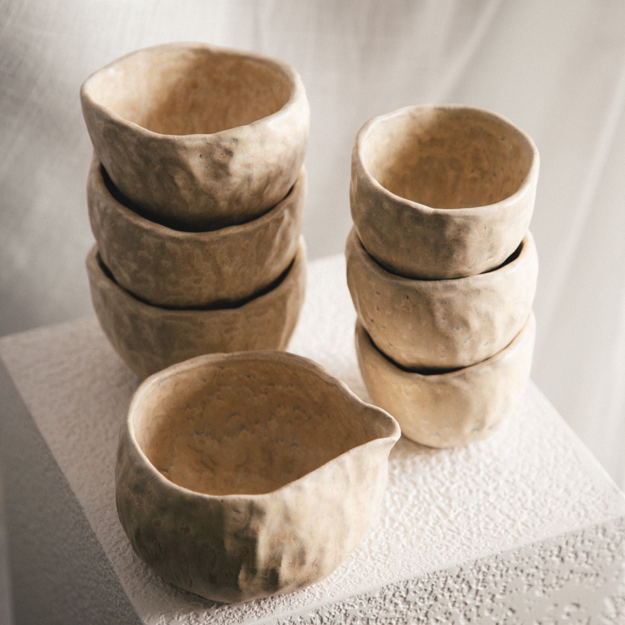 Espresso Cups (Set of 3) - Sandstone