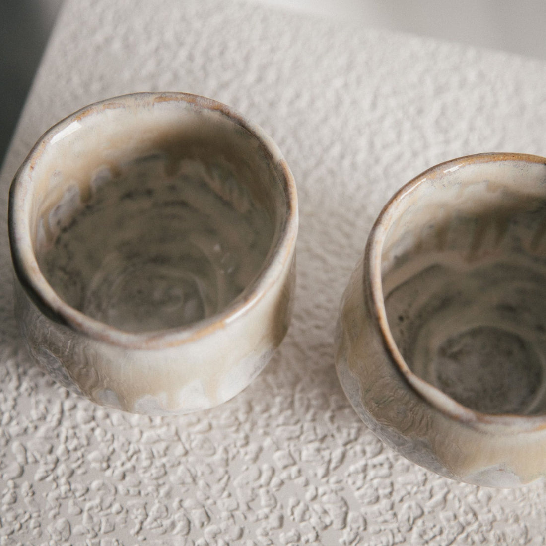 Cappuccino Cups (Set of 2) - Oyster