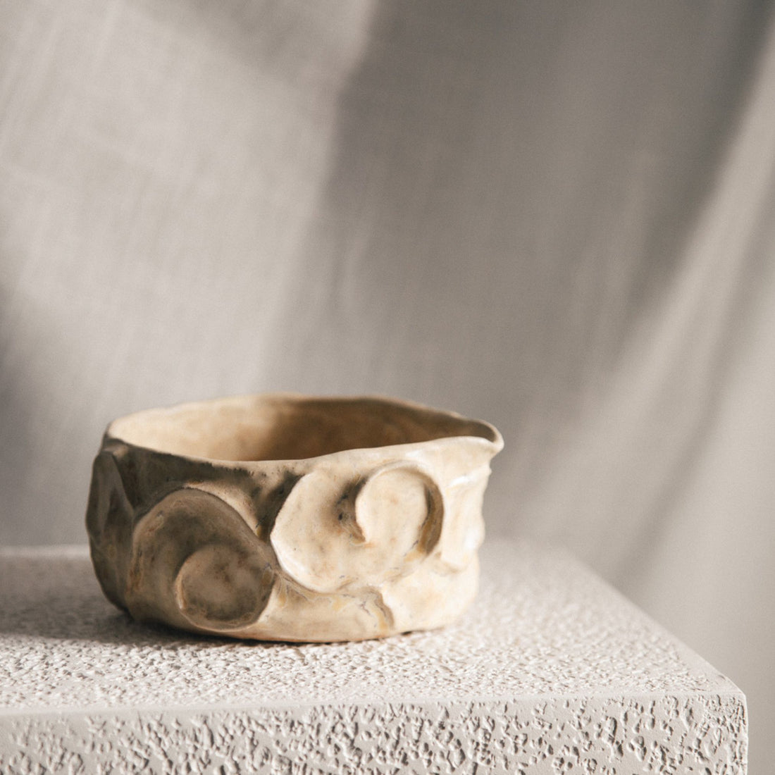Detailed Matcha Bowl - Sandstone