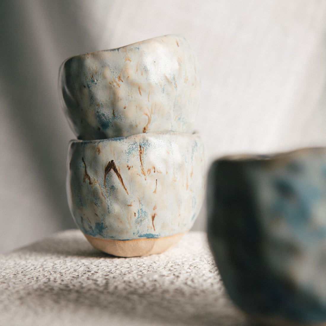 Espresso Cups (Set of 3) - Reef Blue