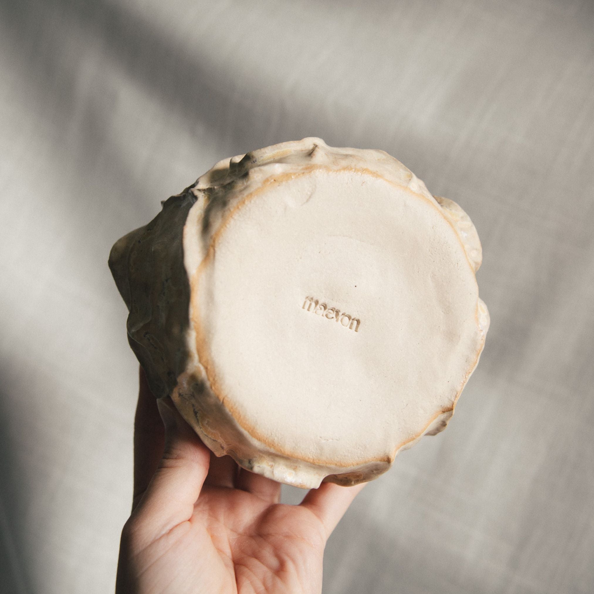 Detailed Matcha Bowl - Sandstone