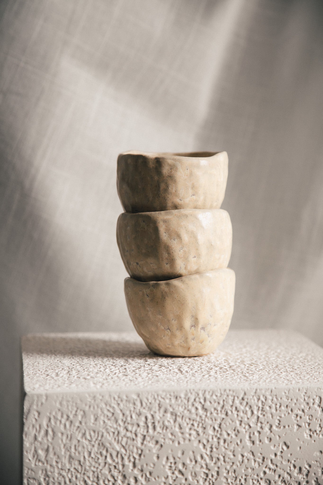 Espresso Cups (Set of 3) - Sandstone