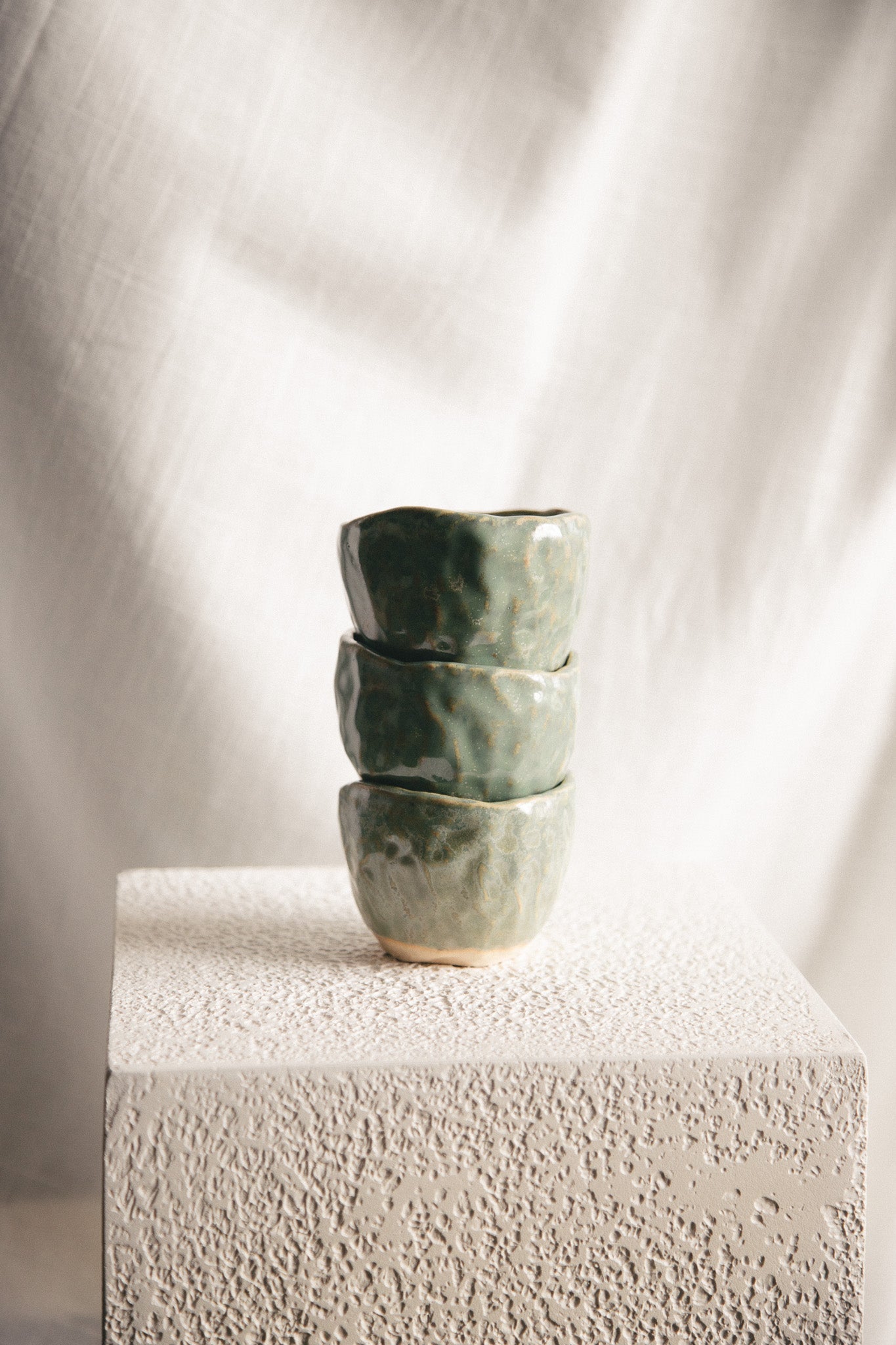 Espresso Cups (Set of 3) - Jade