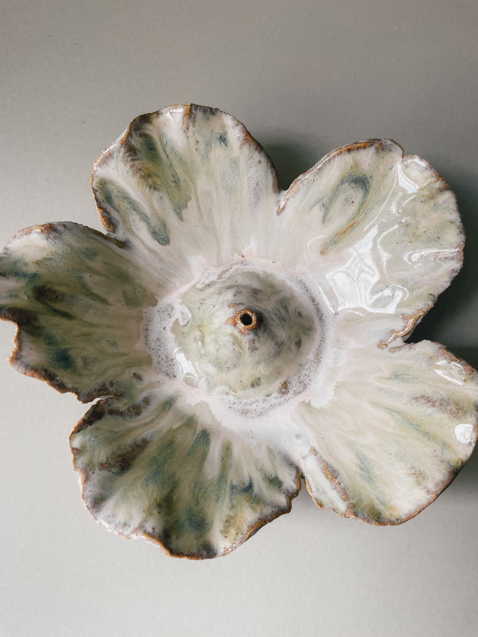 Bloom Incense Holder - Moss