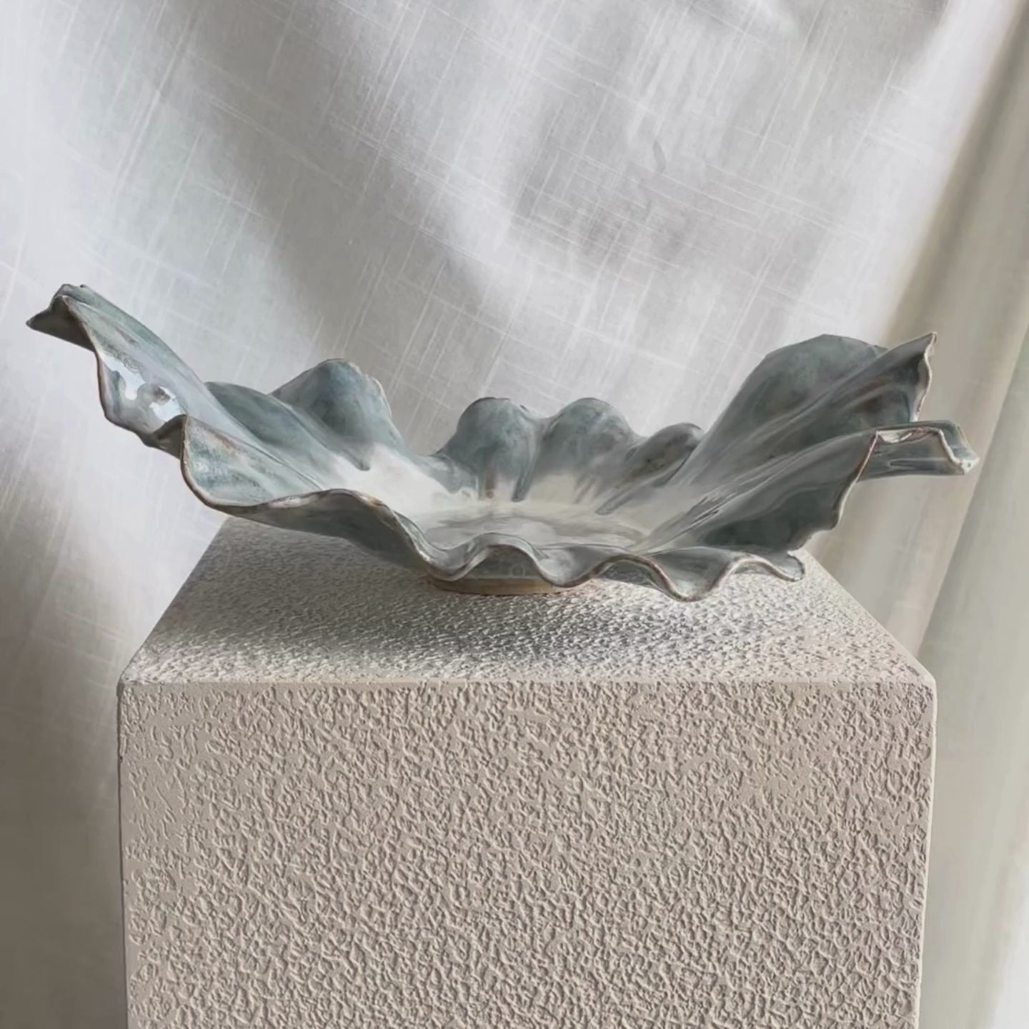 Bloom Centrepiece Bowl - Capri Blue